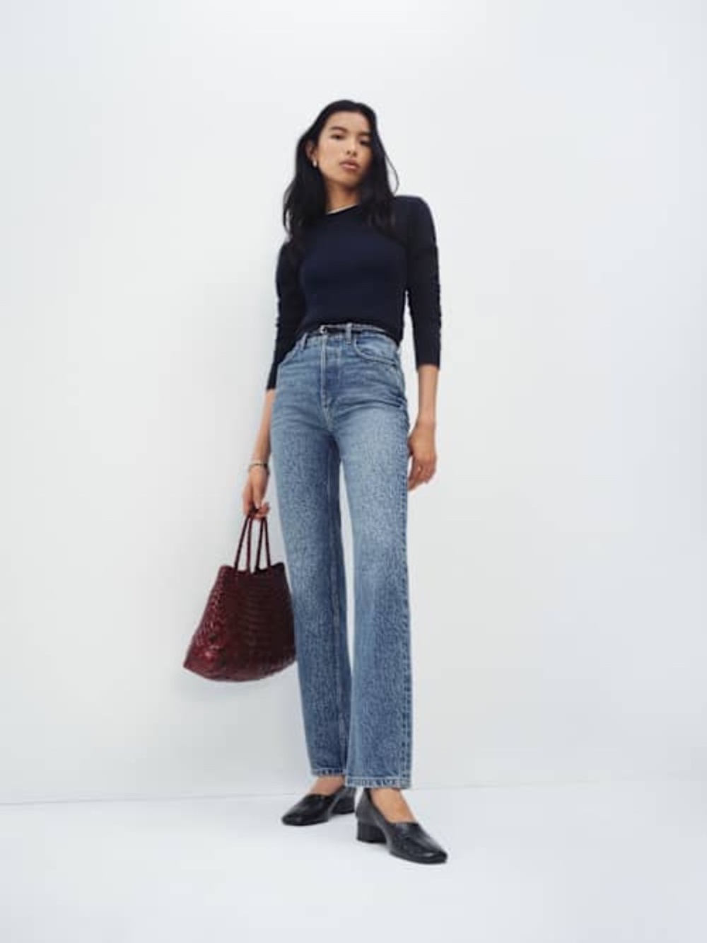Reformation Cynthia High Rise Straight Jeans - Picture 12 of 14